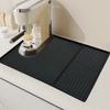 2 In 1 Silicone Coffee Machine Mat Non-Slip Bar Mat Household Countertop Protector Mat  Kitchen