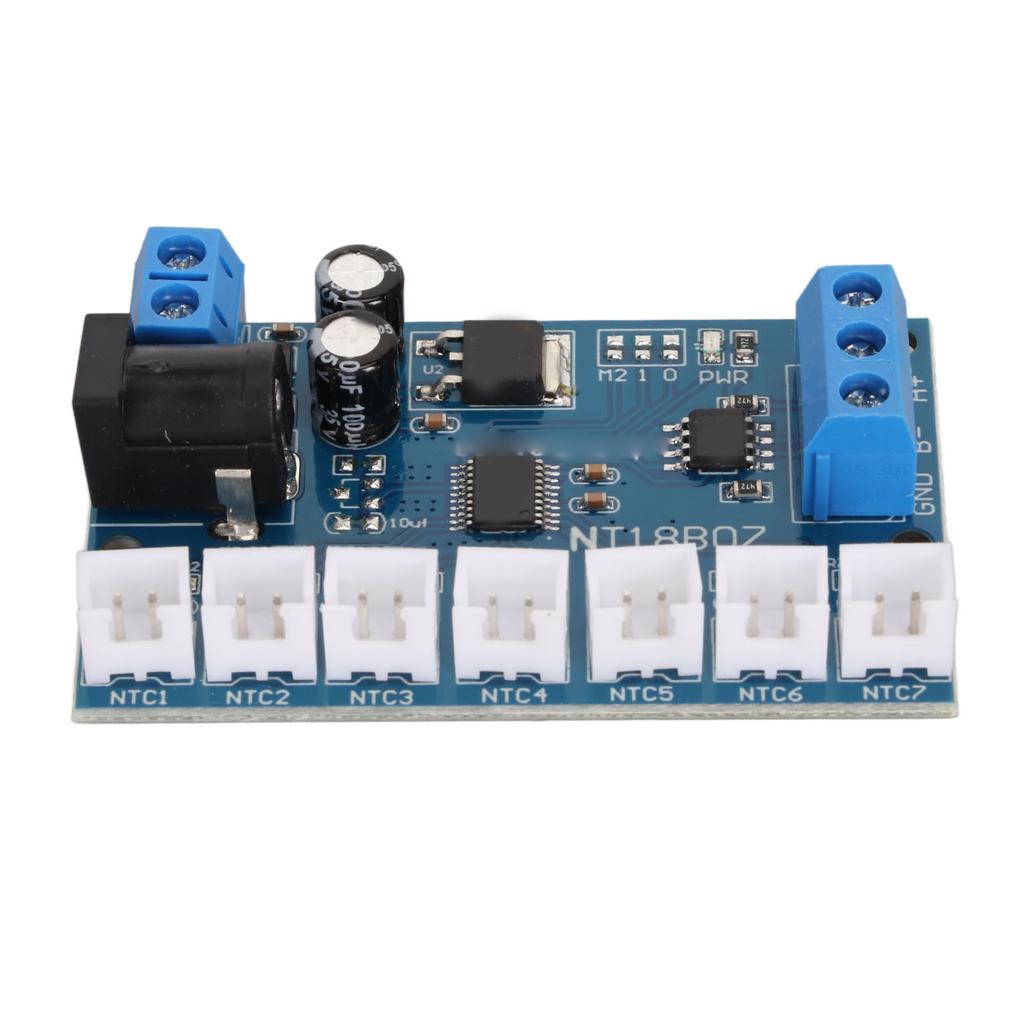 7 Channel RS485 NTC Temperature Measurement MODBUS RTU Paperless Recorder PLC NT18B07