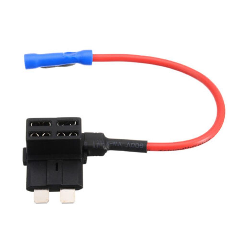 Add A Circuit Fuse Holder 5-30 A Black Red Useful Waterproof 10 Pcs With Blade With Connector Circuit Fuse Adapter