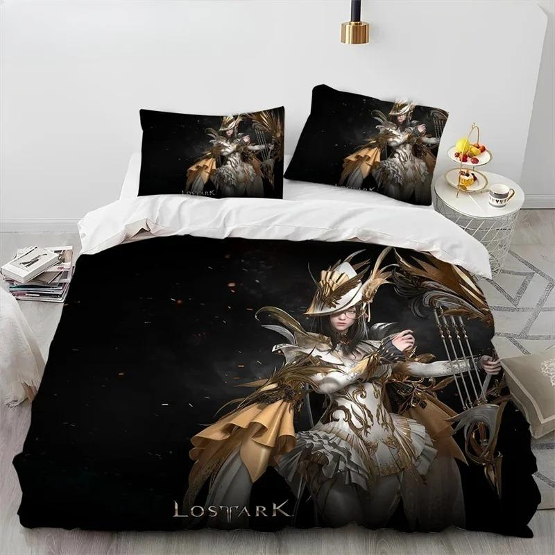 3D Lost ARK Spel Gamer Tecknadstäcke Sängklädesset, Påslakan Sängset Täcke Örngott, King Queen Size Sängklädesset Gåva