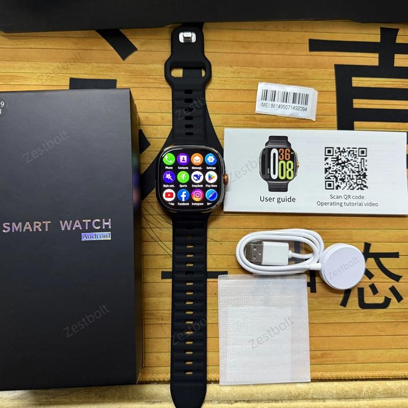 2025 New M99 4G 5G LTE Android 10.0 Smartwatch 2.4inch Large Amoled Screen Game Smart Watch 2100Mah Battery for Men Women Adult Student
