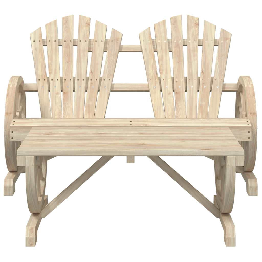 Vidaxl 2-Cz. Garden Furniture Set, Solid Fir Wood