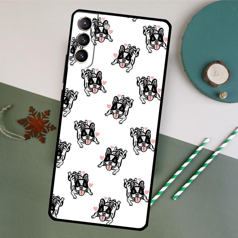 Funny french bulldog Phone Case For Samsung Galaxy S26 S24 Ultra S20 S21 S22 S23 S25 Plus S10 S25 FE Back Cover