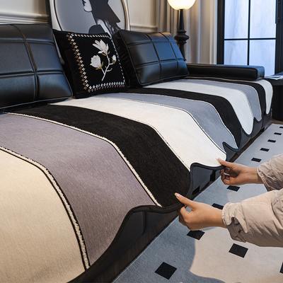 Special-Shaped Sofa Cushion, High-Grade Non-Slip Seat Cushion, Universal In All Seasons, Chenier Straight Row Anti-Cat Scratch Sofa Cover Cover Cloth