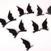 2Pcs Halloween Black Wings Hairpin, Funny Bat Devil Hairpin Stereo Duckbill Clip Holiday Dress Up Headdress