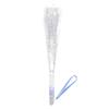 120Pcs Flashing Sticks White 3 Light Modes Radiationless Battery Powered LED Fiber Optic Wands for