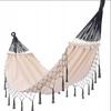 Cotton Large Hammock In Boho Style Home And Garden Woven Tassels Elegant