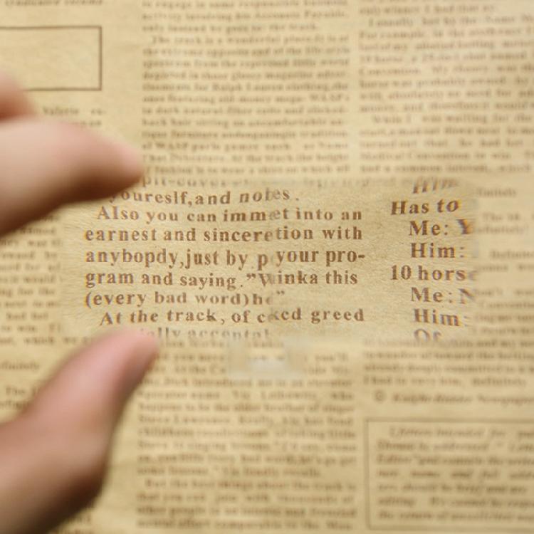 Clip-On Magnifying Glasses Magnifier Lens 1.5X 2.5X 3.5X Magnification