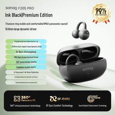 SANAG F20SPro Open-Ear Clip-On Bluetooth Earphones