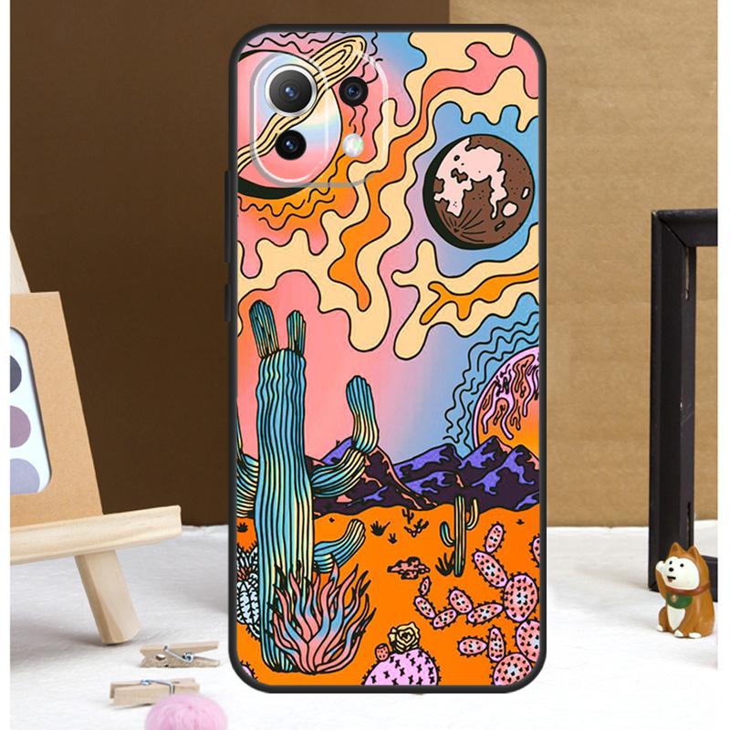 Colourful Psychedelic Trippy Art Case For Xiaomi 15 14 Ultra 13T 14T 15T 17 Pro Max POCO F7 Pro F5 F6 X5 X6 X7 F8 Ultra Cover