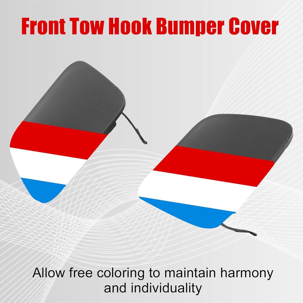 FZJDSD Front Tow Hook Bumper Cover Compatible with Scion TC 2011-2013 Replace 52127-21902,52128-21901, 5212721902, 5212821901