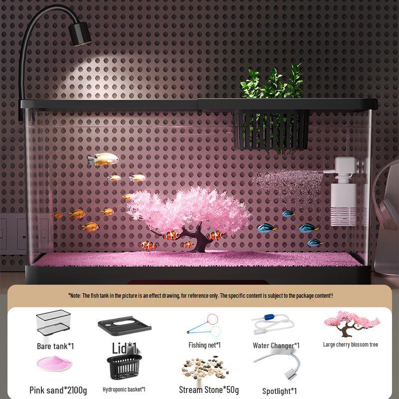

Настільний еко-акваріум Квітуча сакура з фільтрацією, освітленням та оксигенацією для півника або золотої рибки Small [30*18.8*18.5cm]