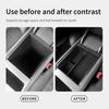 For Byd Yuan Plus  Central Control Armrest Storage Box Anti-Slip Tray Organizer Automotive Interior Accessories Black