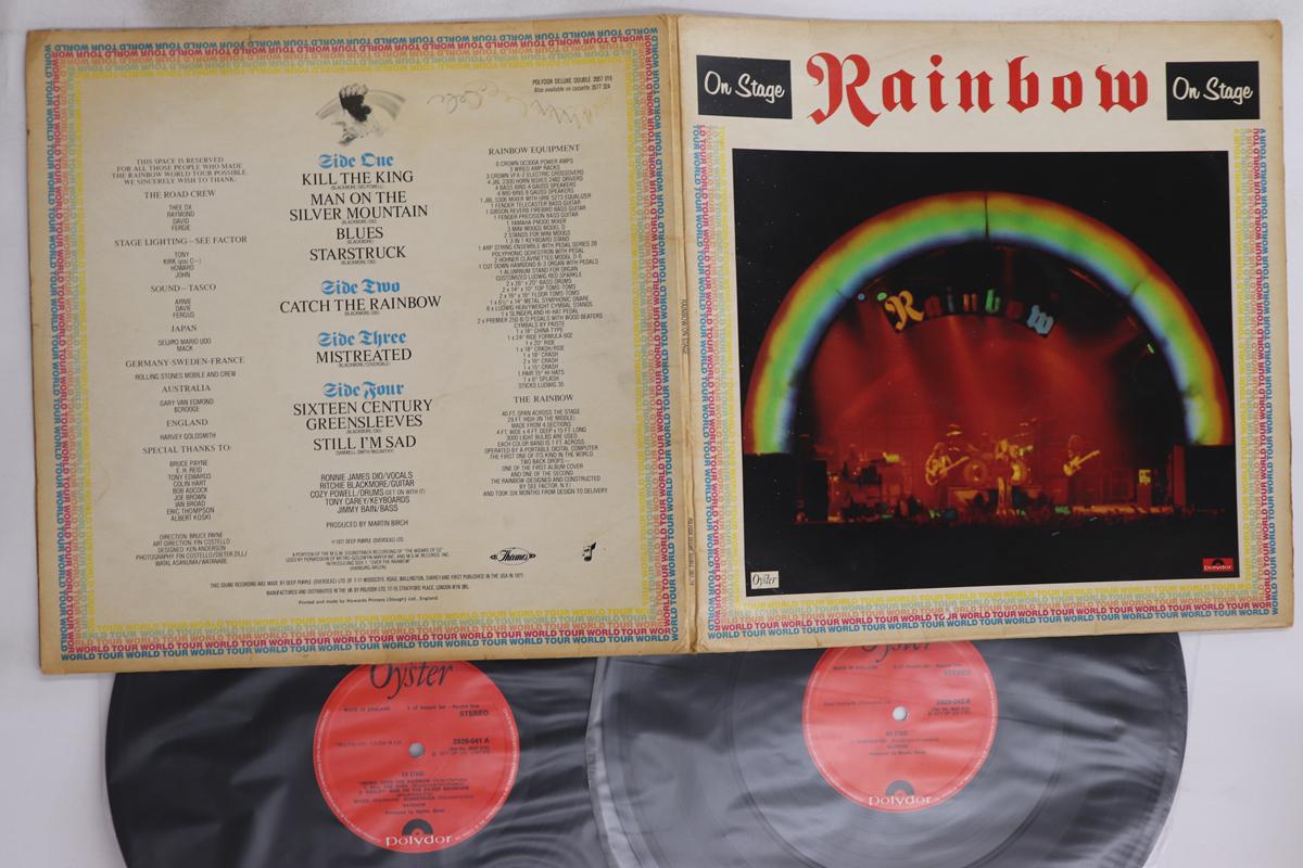 

LP Record RAINBOW - On Stage 2657016 OYSTER 1977 UK Rock Used