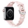 Silikonarmband für Apple Watch Band 45mm 44mm 40mm 41mm 42mm 49mm atmungsaktives Armband correa iWatch Ultra Serie 8 7 6 5 4 SE