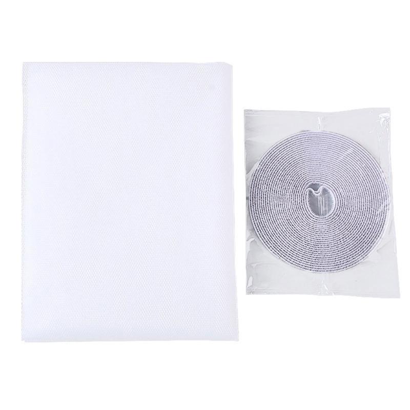 Adjustable Customizable DIY Insect Netting For Window Easy Install Ventilation Mesh Screen 6Pack with Adhesive Tape Roll