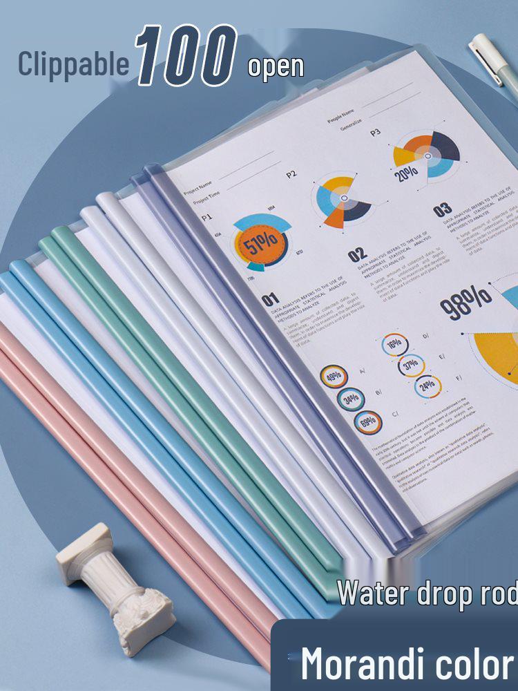 A4 Large Capacity Lever Arch File Folder with Thick Cover for Exam Papers and Documents