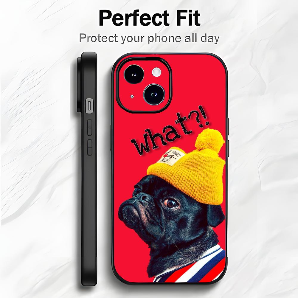 French Bulldog Dog Pug Phone Case Phone Case Soft Packaging Lightweight For iPhone17 16 15 14 13ProMax