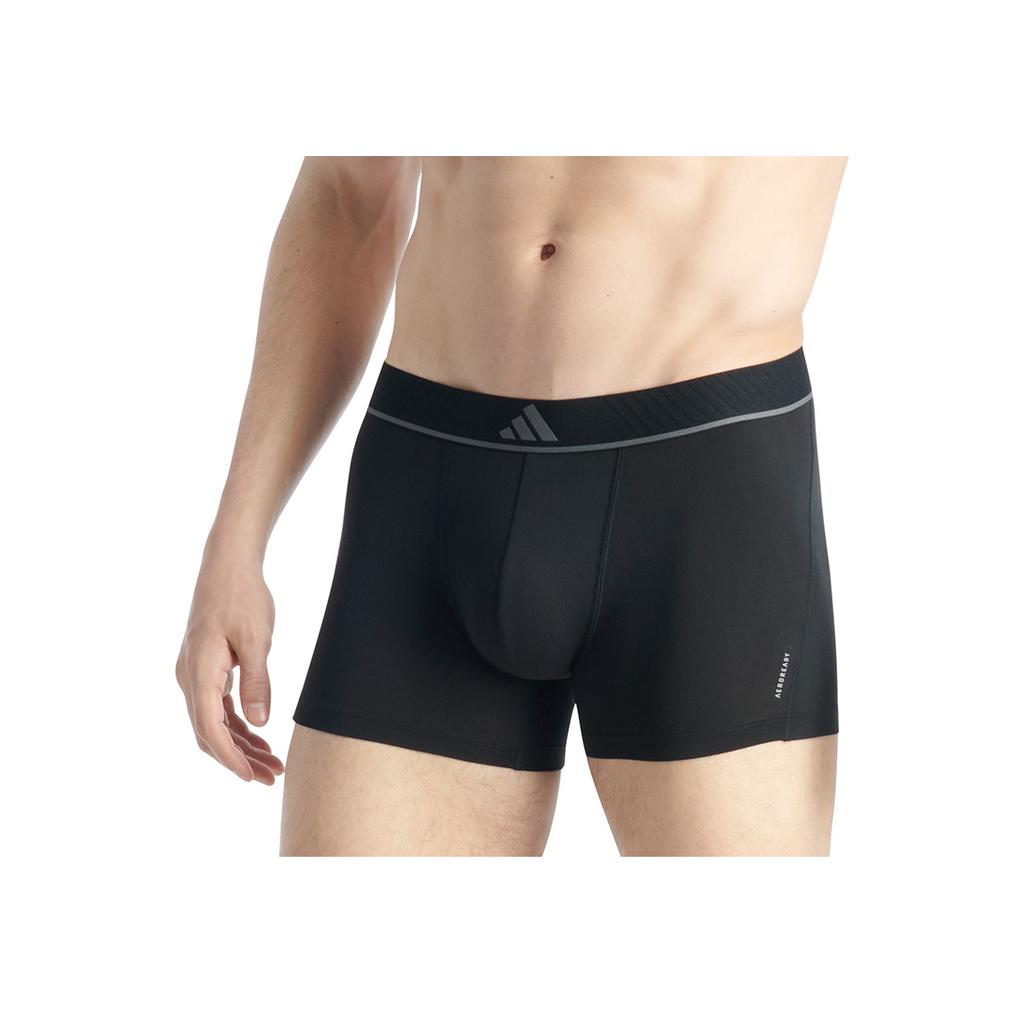 Adidas Sports Breathable Quick-Dry Moisture-Wicking Boxer Briefs 3-Pack Men Underwear Black 4AM014