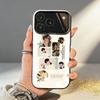 Y-Yibo W-Wang Die U-Zähmungs-Handyhülle Für iPhone17,16,15,14,13,12,11,Pro,MAX Grau Mattes Silikon Schwarze Hülle