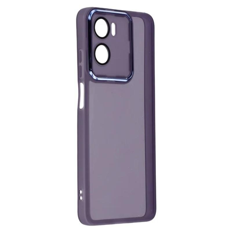 For Motorola Moto G05 4G TPU Case WANLONFENG DKSM Series Electroplated Frame Back Cover with Tempered Glass