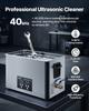 30L Ultraschallreiniger, Professionelle Ultraschallreinigungsmaschine mit Reinigungskorb & Digitalanzeige, 480W Edelstahl 40kHz Industrielle Reinigung