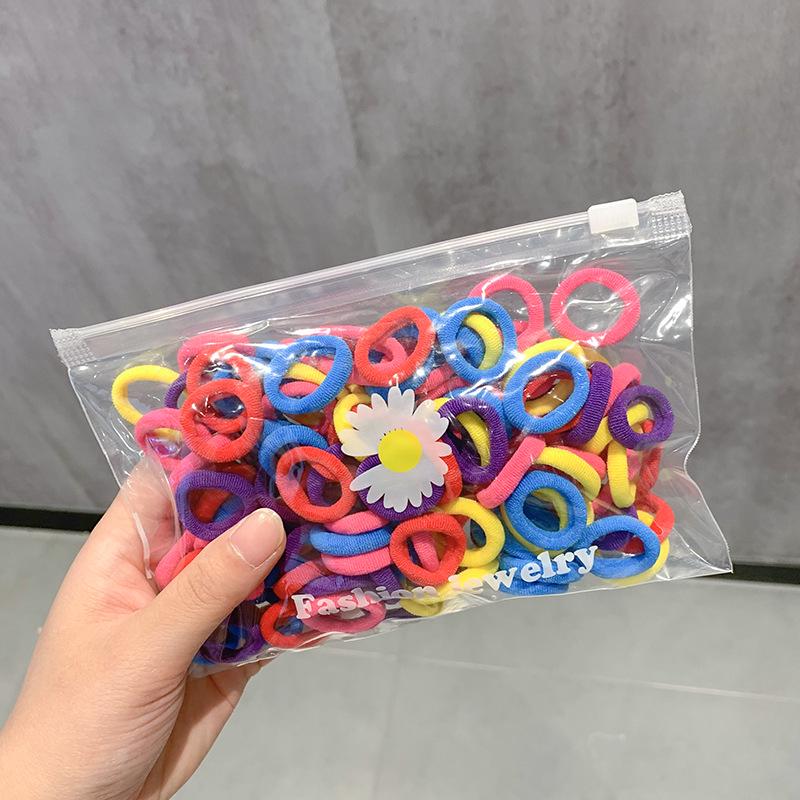 Elastic Hair Tie for Children and Women - Soft, Hair-Friendly Rubber Bands for Little Girls and Babies