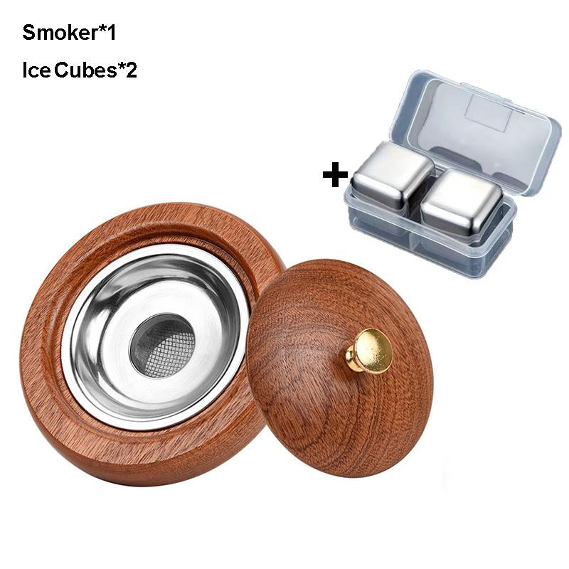 Cocktail Smoker  - Old Fashioned Chimney Drink Smoker for Whiskey, & Bourbon Best Gift for Husband, Father, and Cocktail Lovers