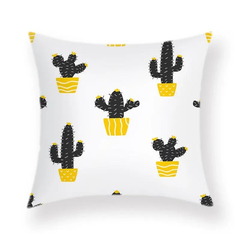 Boho Room Aesthetic Summer Green Pillowcase Cartoon Pineapple Decorative Pillow Bed Sofa Throw