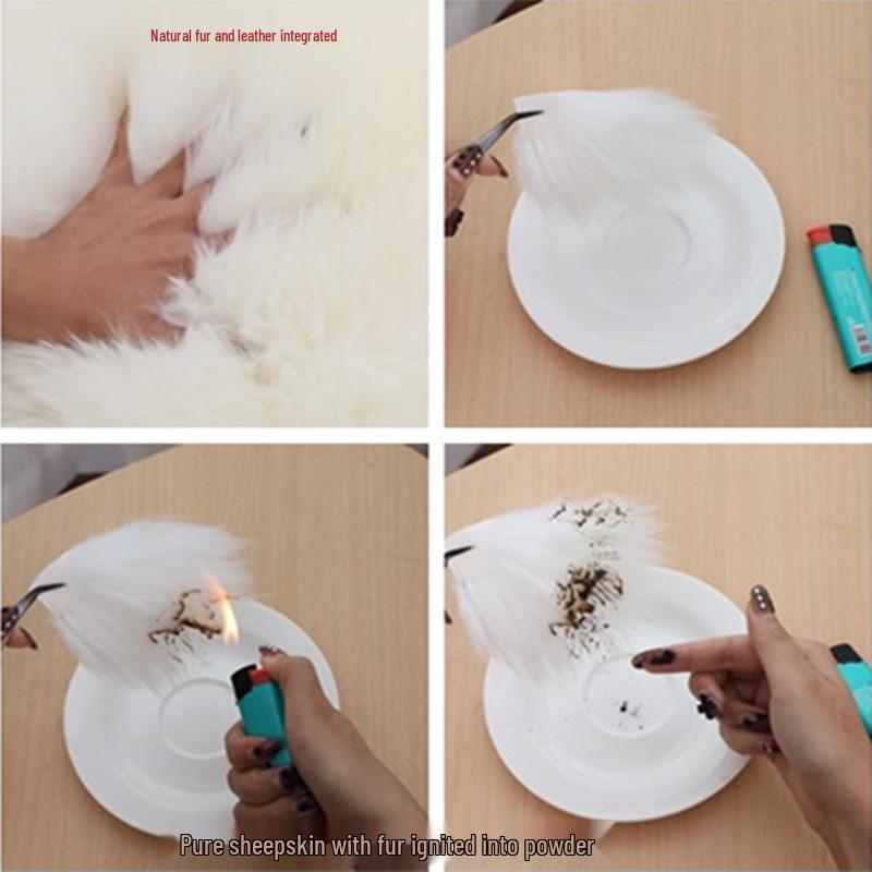 Australian Sheepskin Wool Chair Cushion - Round Mat for Dining Chairs & Sofas