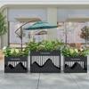 Yunduo Outdoor Wrought Iron Planter Box