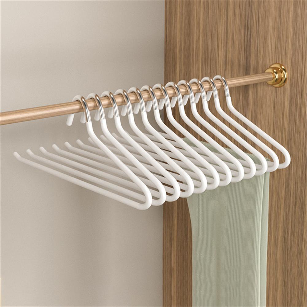

5Pcs Z Shaped Goose Neck Pants Hangers Closet Space Saving Non Slip Anti Wrinkle Trousers Organizer B