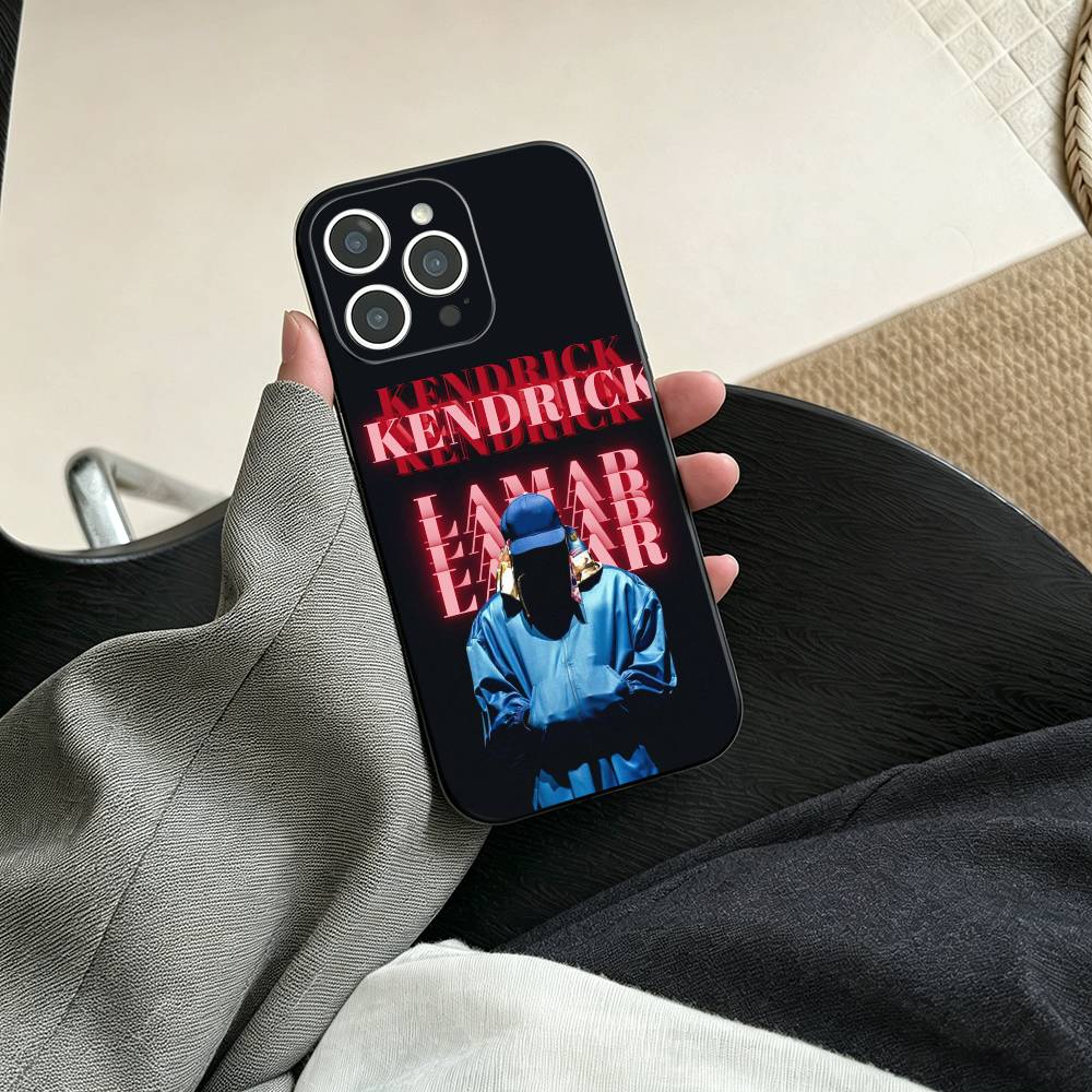 Rapper Kendrick Lamar Phone Case For iPhone 17, 16,15,14,13,12,11 Plus,Pro Max, Others Soft Black Cover