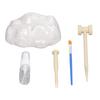 DIY Digging Fossil Kit Colosseum Design Hammer Chisel Small Watering Can Nylon Pen Fossil Excavation Toy for Children