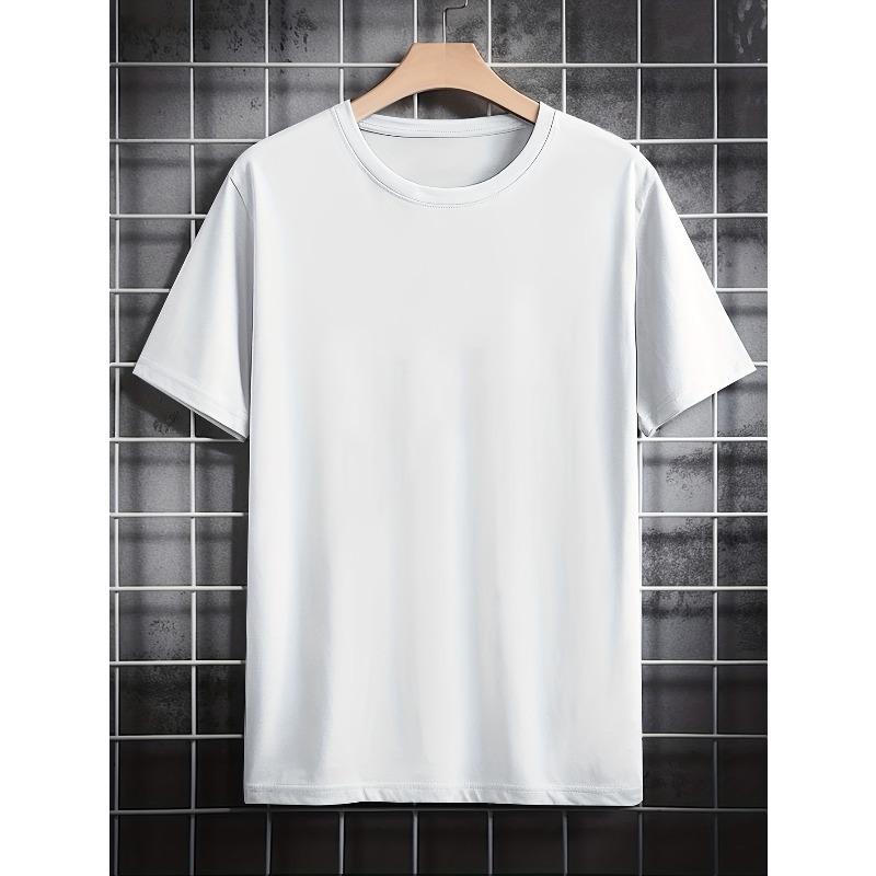 Europäische Größen Herrenmode Bedrucktes T-ShiA Schwarzer Rechteckiger Rahmen mit Weißem Vertikal gestreiftem Aufdruck T-Shirt, Mit Aufdruck auf der Rückseite