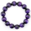 Ishiki Purple Tiger 16mm Power Stone Prayer Bead Bracelet