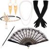 1920S Flapper Set Roaring 1920S Costume Accessories For Women  Flapper