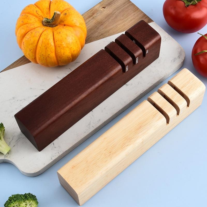 Wood Knive Sharpener,3Stage Sharpening Handheld Manual Knive Blade Sharpener,Precisions Knive Sharpener Tools