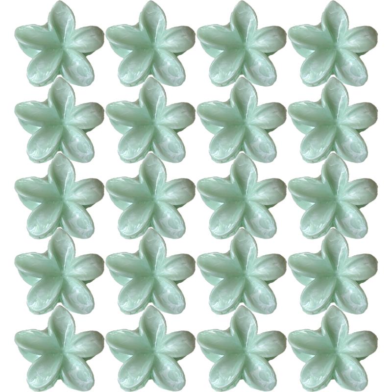 Farbverlauf Frangipani Haarspange Damen Vielseitig Süß Resort Fee Haifisch-Clip Vintage Haaraccessoires