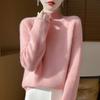 Thick Winter Wool Turtleneck Sweater Women 100 Percent Knit Pullover Tops MODERN NEW SAGA Jumpers Female