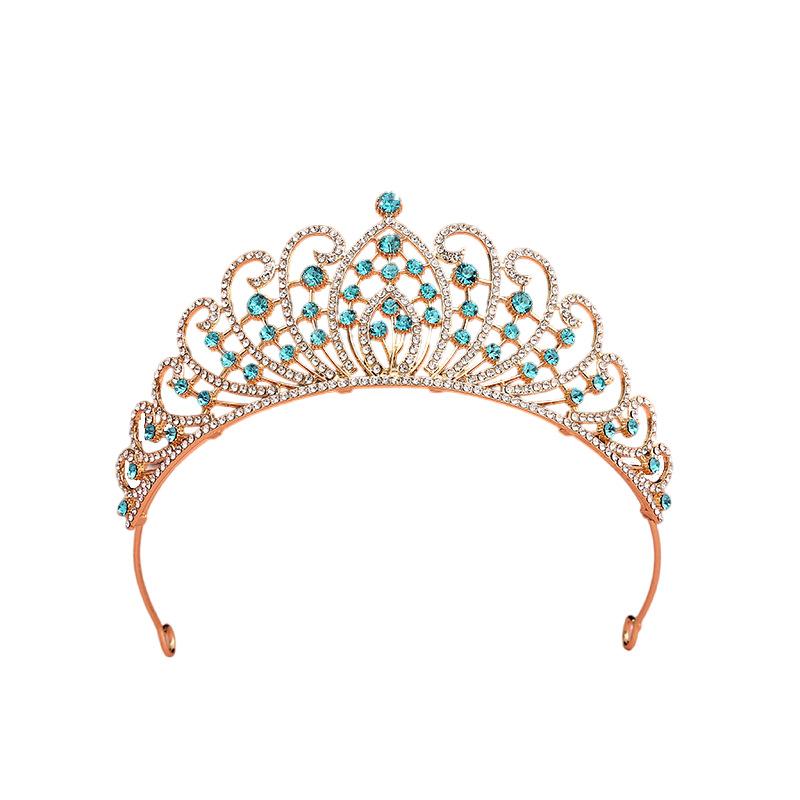 New Crown Tiara for Children Eighteen Year Old Coming of Age Ceremony Princess Crown Bestie Crown  Colored Diamonds