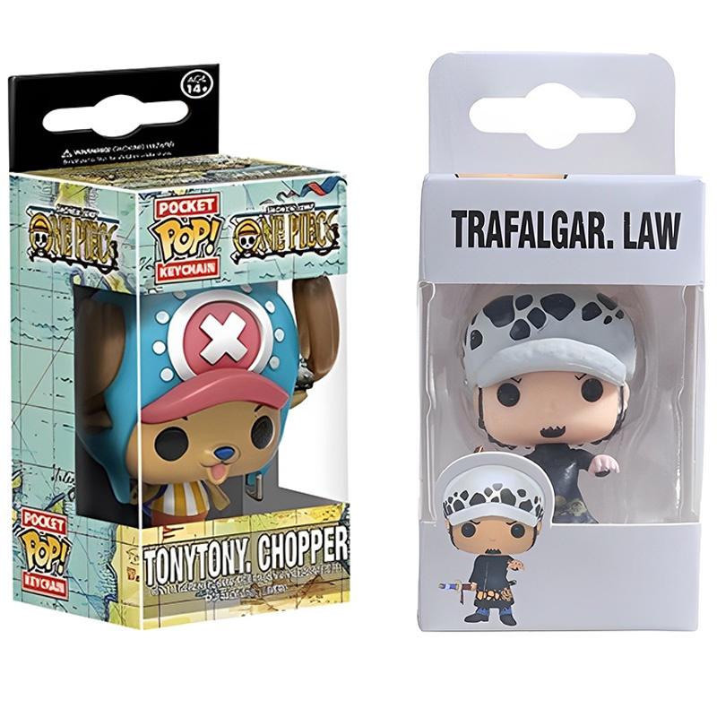 Pop Best-selling One Piece Luffy Anime Pvc Keychain Toy Gift Wholesale