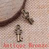 Classic Key Shaped Charms Pendant For Bracelet Necklace Jewelry Making Craft Findings