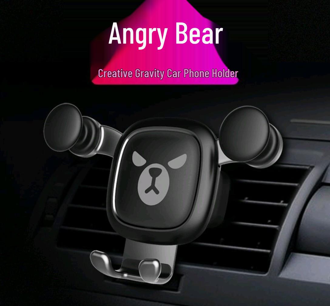 Angry Bear 360° Rotating Car Air Vent Phone Holder