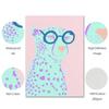 Schwarz Spot Leopard Poster Rosa Geste Zitat Kunst Wand Cavnaa Painiting Streifen Cartoon Abstrakte Blaue Auge Bild Zimmer Home Decor