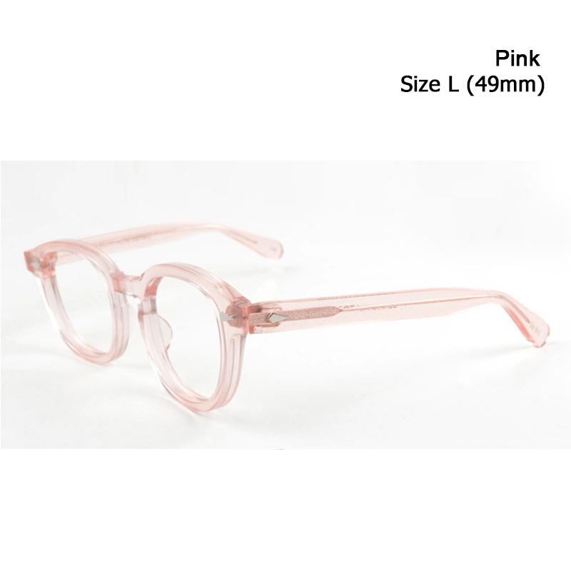 Johnny Depp Lemtosh Glasses Frame Men Women Luxury Brand Vintage Computer Goggles Acetate Glasses Frame Transparent Lens Box