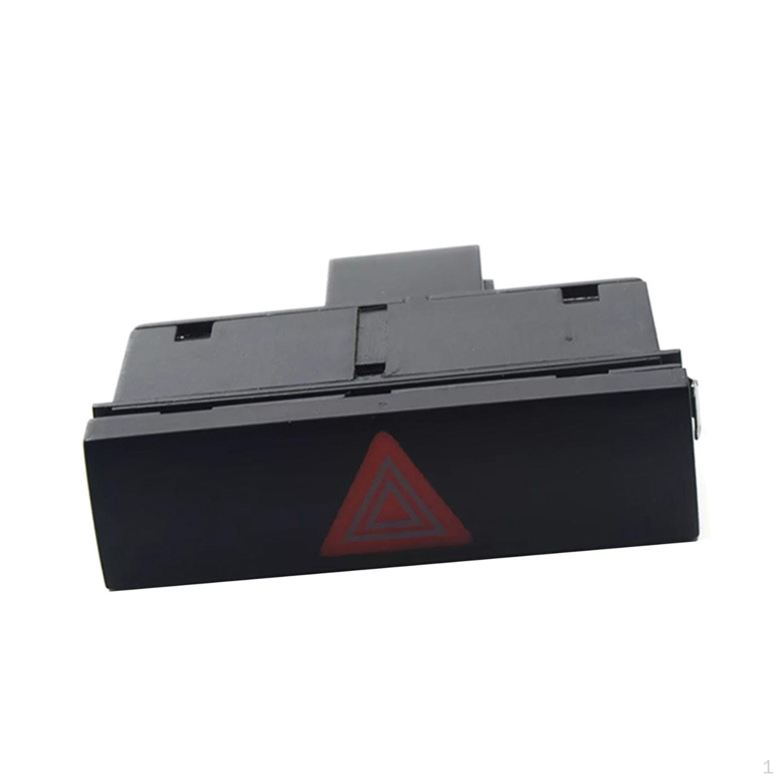 

Hazard Warning Light Switch Button, 4F0941509 for A6 S6 Parts Black Replacement