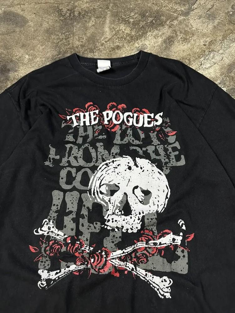 The Pogues Punk Rock Band short sleeve black color shirt KV40264 Unisex T-Shirt XXXXL