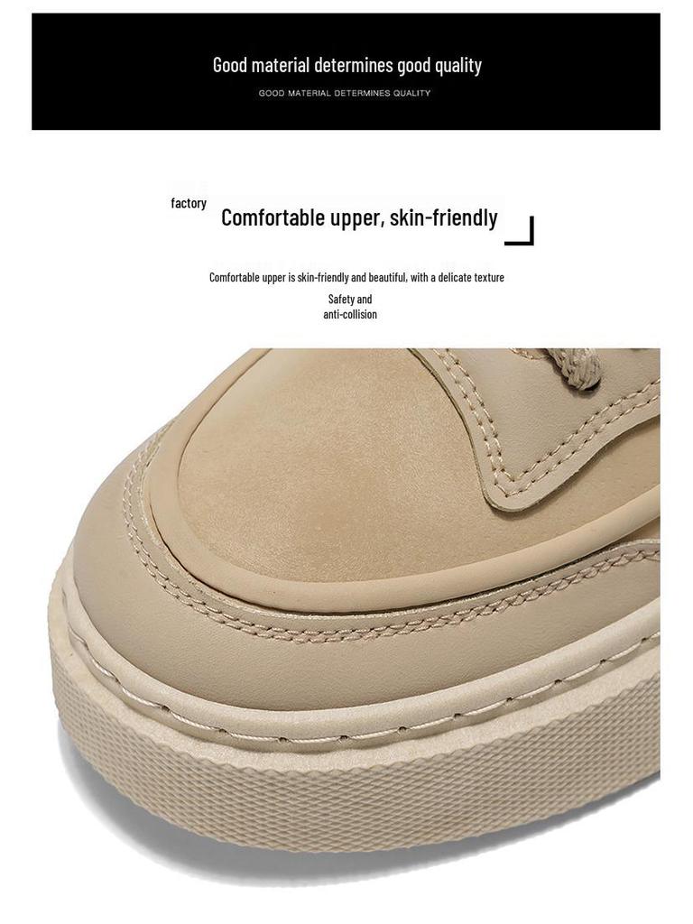 European Men's Thick-Soled Casual Sneakers - High-End, Cool, Versatile, Trendy Shoes for Spring and Autumn