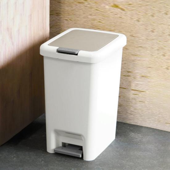 Garbage Can Durable Construction Large Capacity Wide Opening